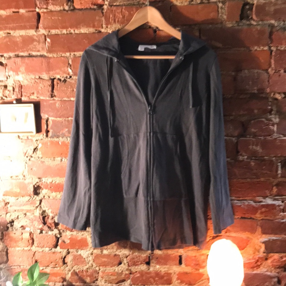 Eileen Fisher Zip-up Sweatshirt, sz XS